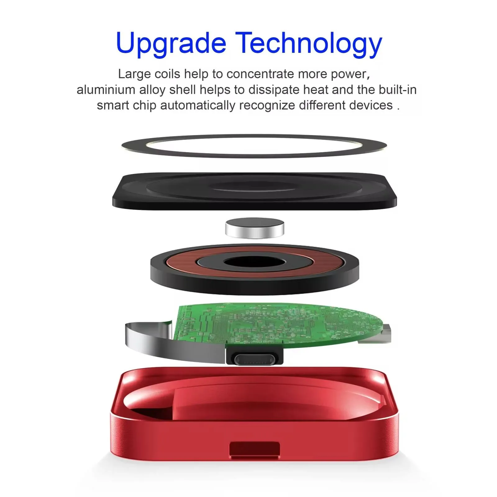 15W 3 In 1 Magnetic Wireless Charger For Smart Devices