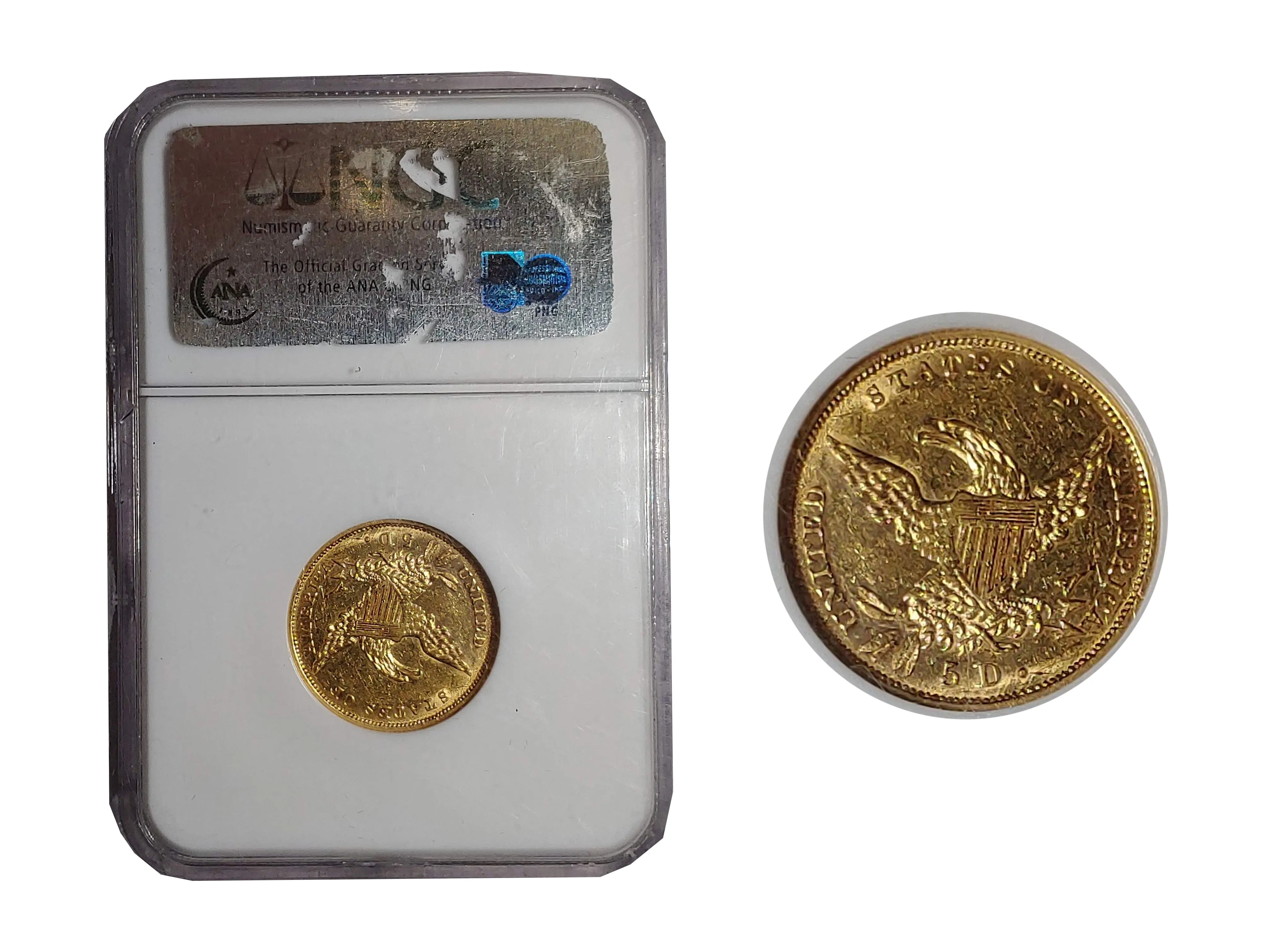 1834 $5 Liberty Gold "Plain 4 Classic" Half Eagle - $10K APR Value w/ CoA! ✿✓