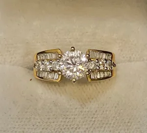18K Yellow Gold w/ 32 Beautifully crafted Accent Diamonds Ring - $50K APR w/CoA!