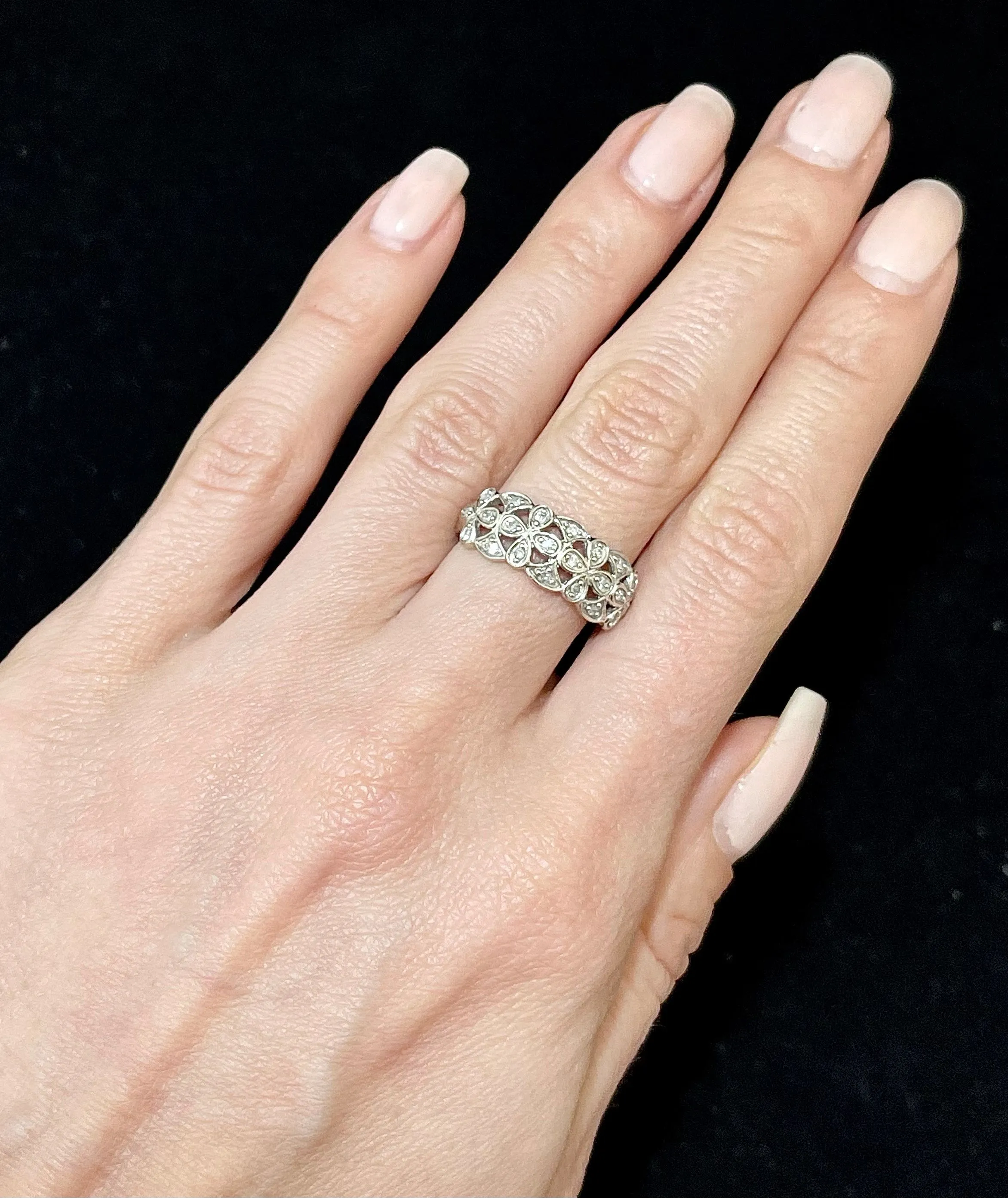 1920s Victorian Design Handmade SWG Diamond Ring - $3K Appraisal Value w/CoA!