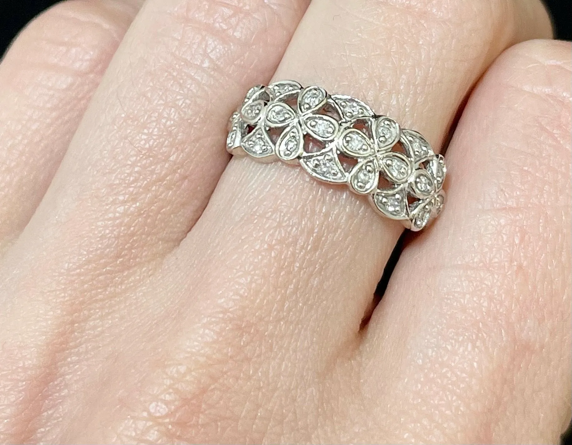 1920s Victorian Design Handmade SWG Diamond Ring - $3K Appraisal Value w/CoA!