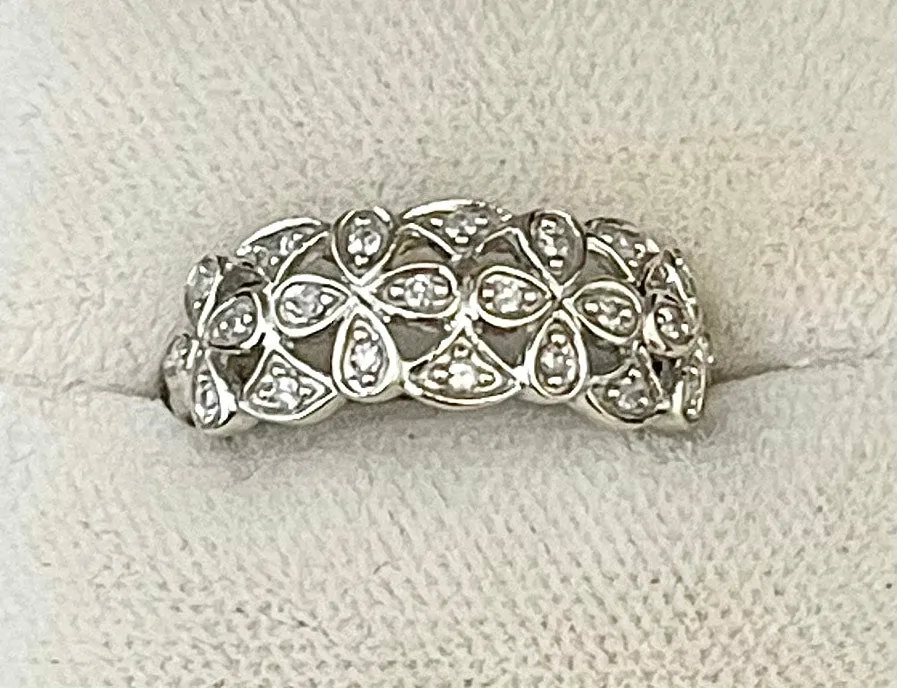 1920s Victorian Design Handmade SWG Diamond Ring - $3K Appraisal Value w/CoA!