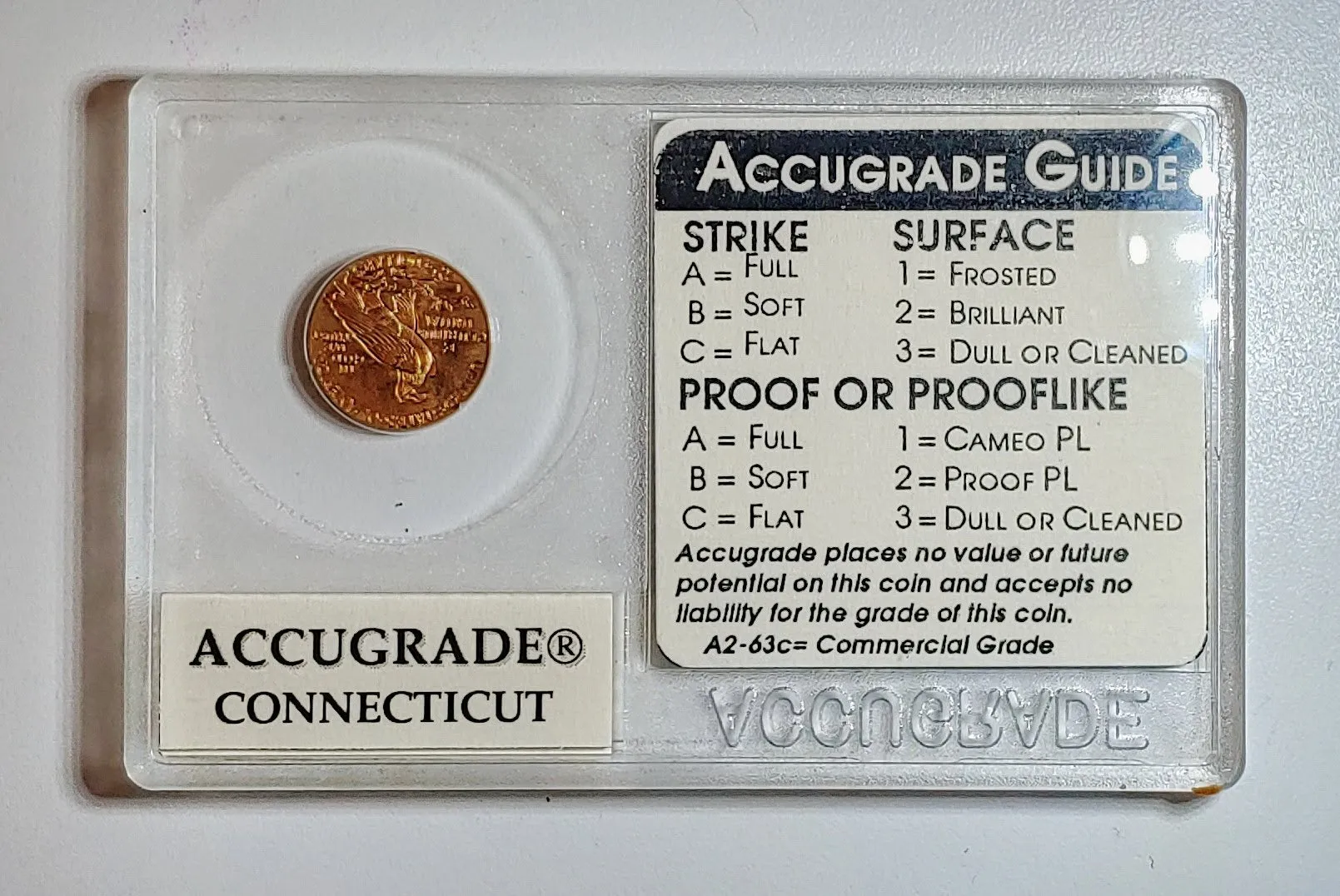 1926 Quarter Eagle Indian Head Coin MS-63 (ACG) - 1.5K APR Value w/ CoA! ✿✓
