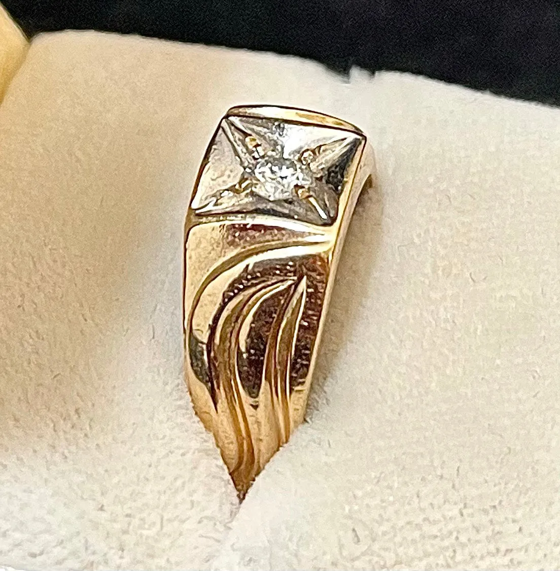 1930s Designer Handmade SYWG Diamond Ring - $4K Appraisal Value w/ CoA!