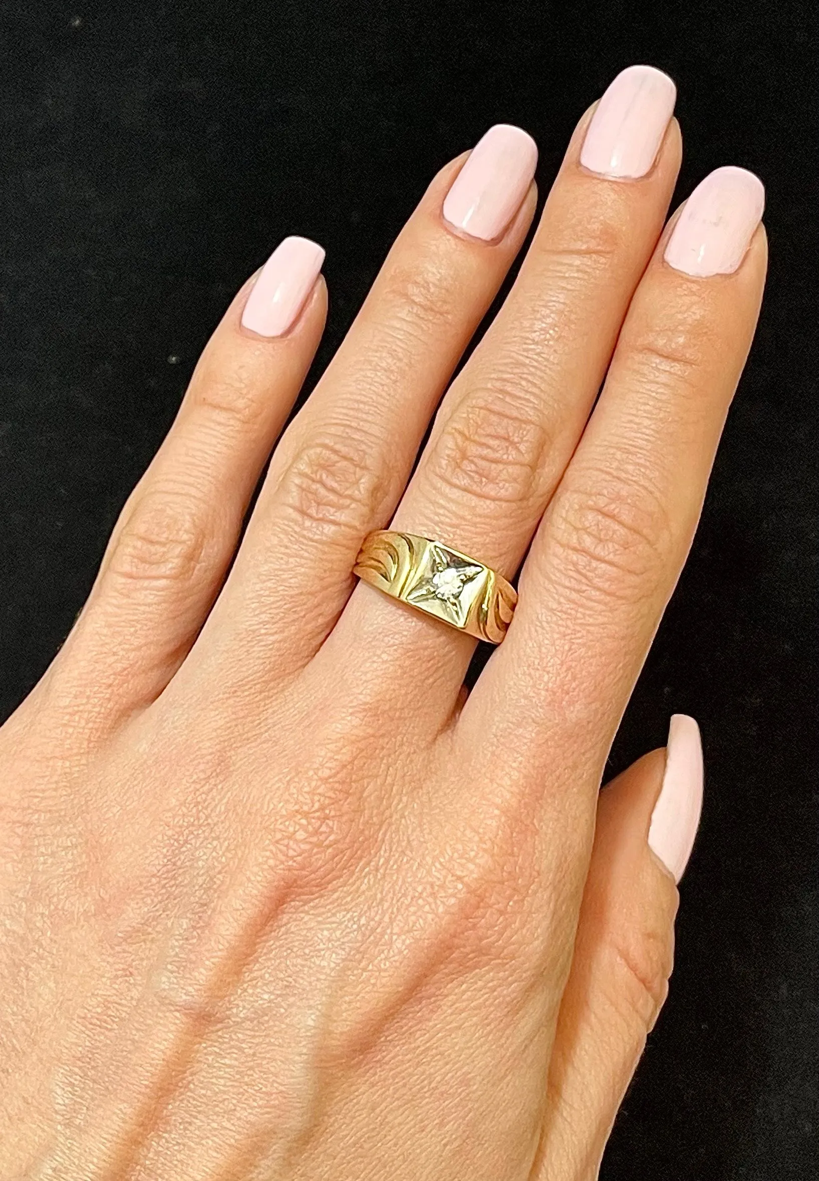 1930s Designer Handmade SYWG Diamond Ring - $4K Appraisal Value w/ CoA!