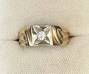 1930s Designer Handmade SYWG Diamond Ring - $4K Appraisal Value w/ CoA!