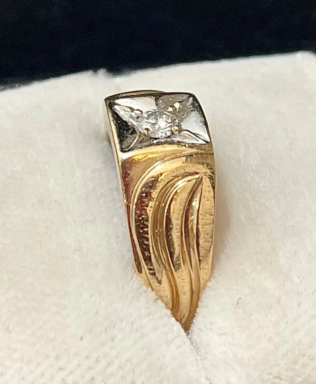 1930s Designer Handmade SYWG Diamond Ring - $4K Appraisal Value w/ CoA!