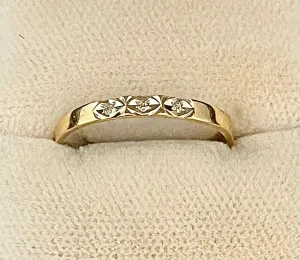 1940s Vintage Designer's  SYG Diamond Band Ring - $2.5K Appraisal Value w/ CoA!