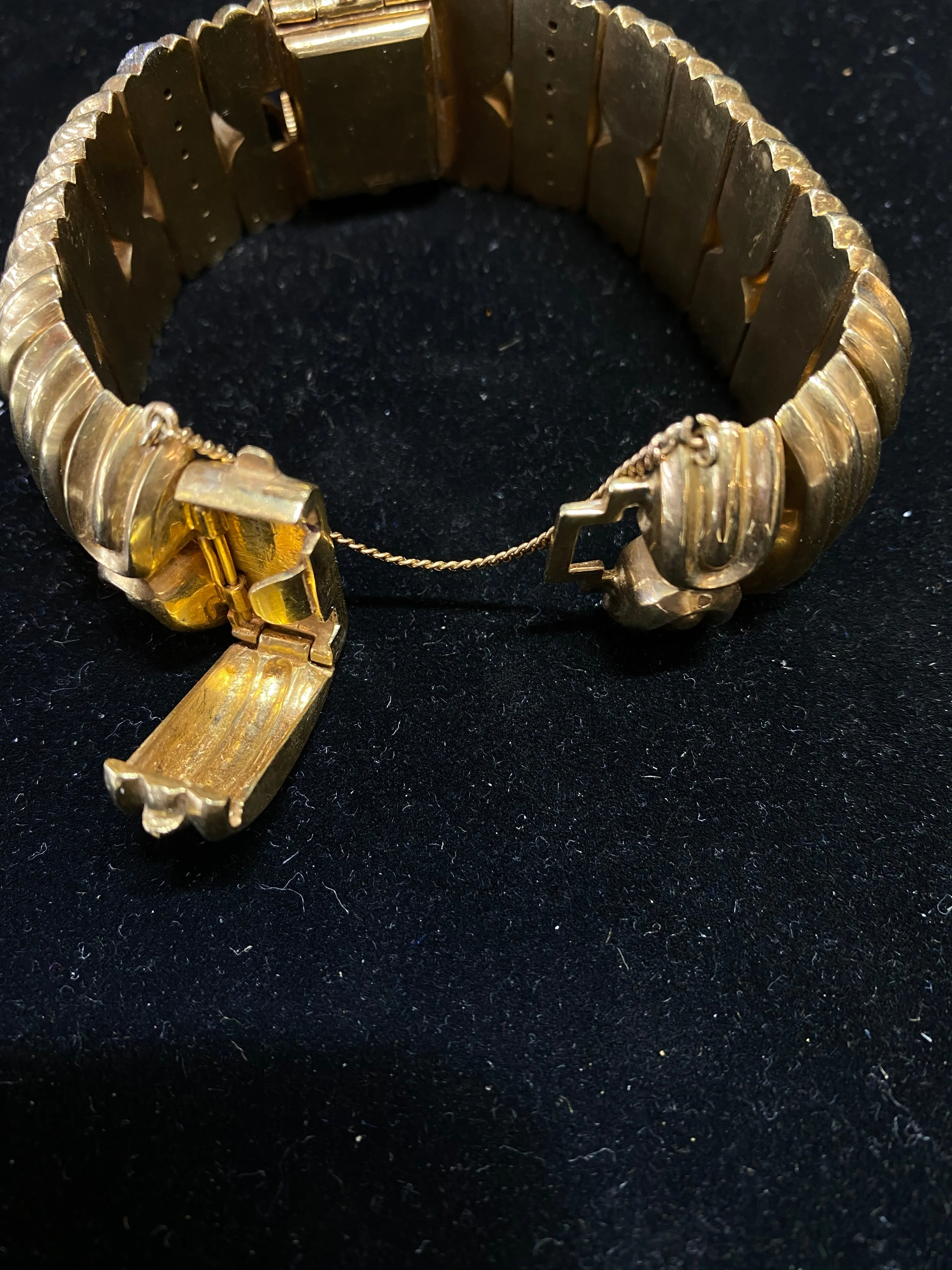 1940’s Vintage Mignon Solid Yellow Gold Covered Watch Bracelet - $60K Appraisal Value w/ CoA!
