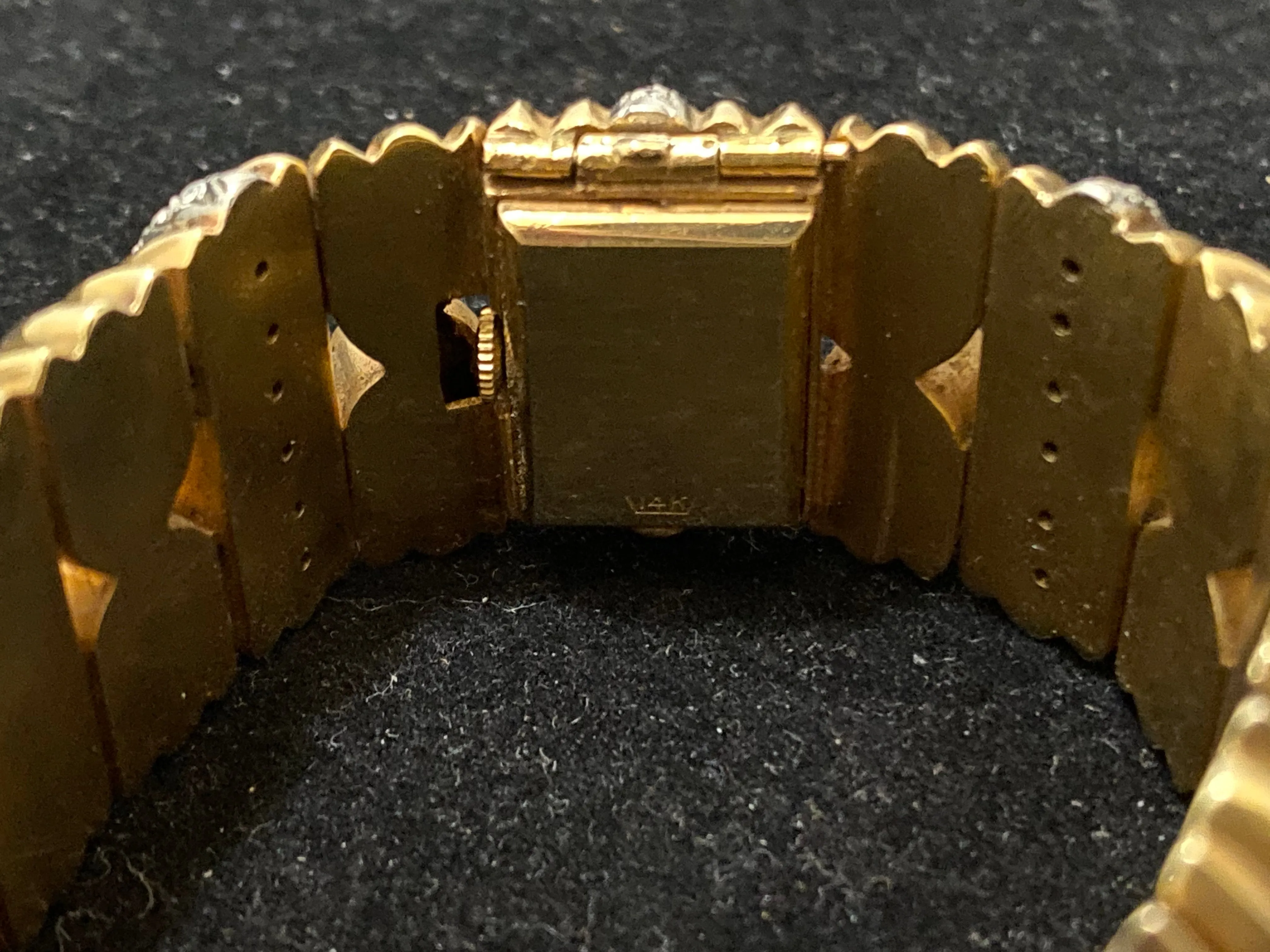 1940’s Vintage Mignon Solid Yellow Gold Covered Watch Bracelet - $60K Appraisal Value w/ CoA!