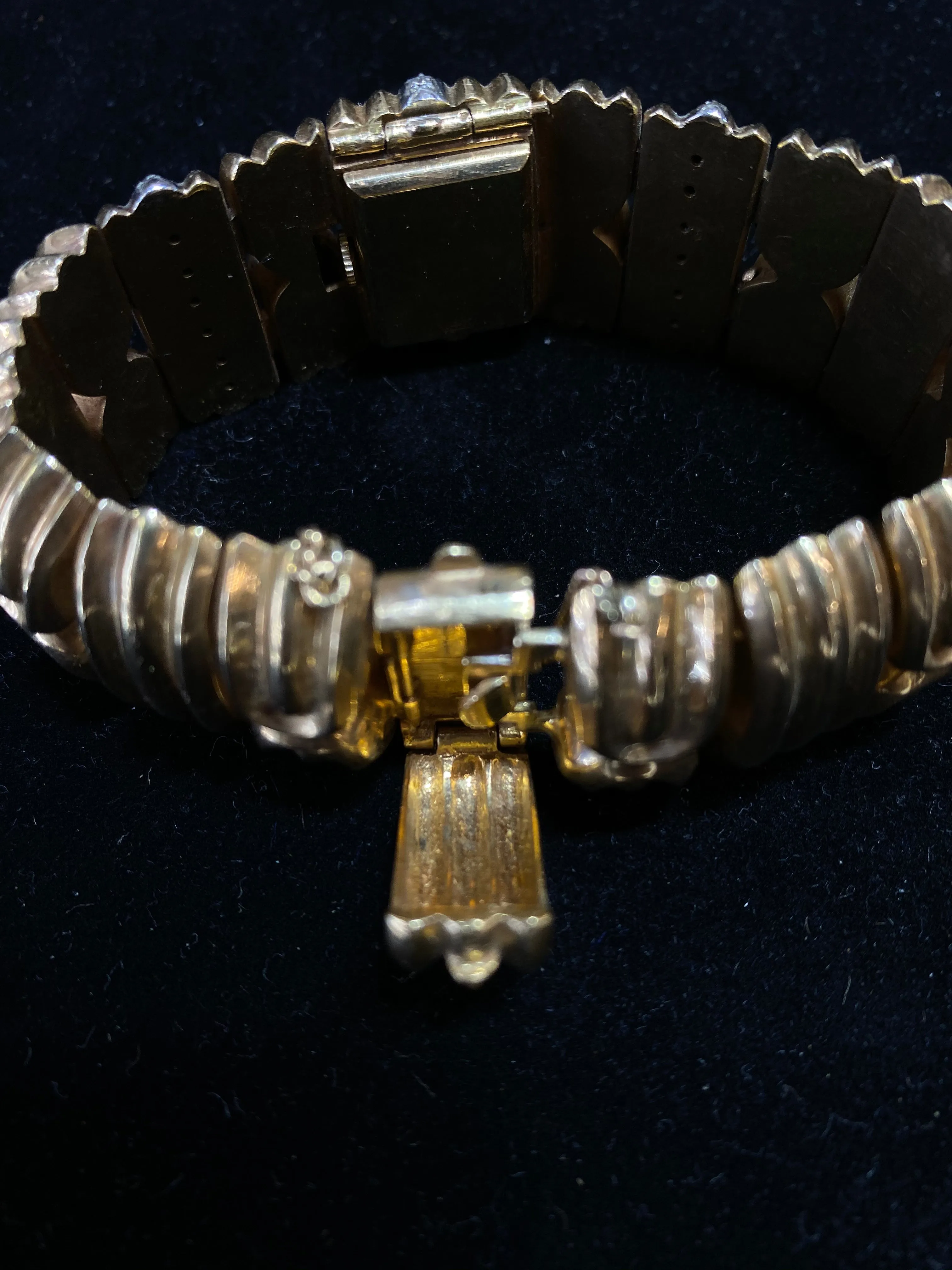 1940’s Vintage Mignon Solid Yellow Gold Covered Watch Bracelet - $60K Appraisal Value w/ CoA!