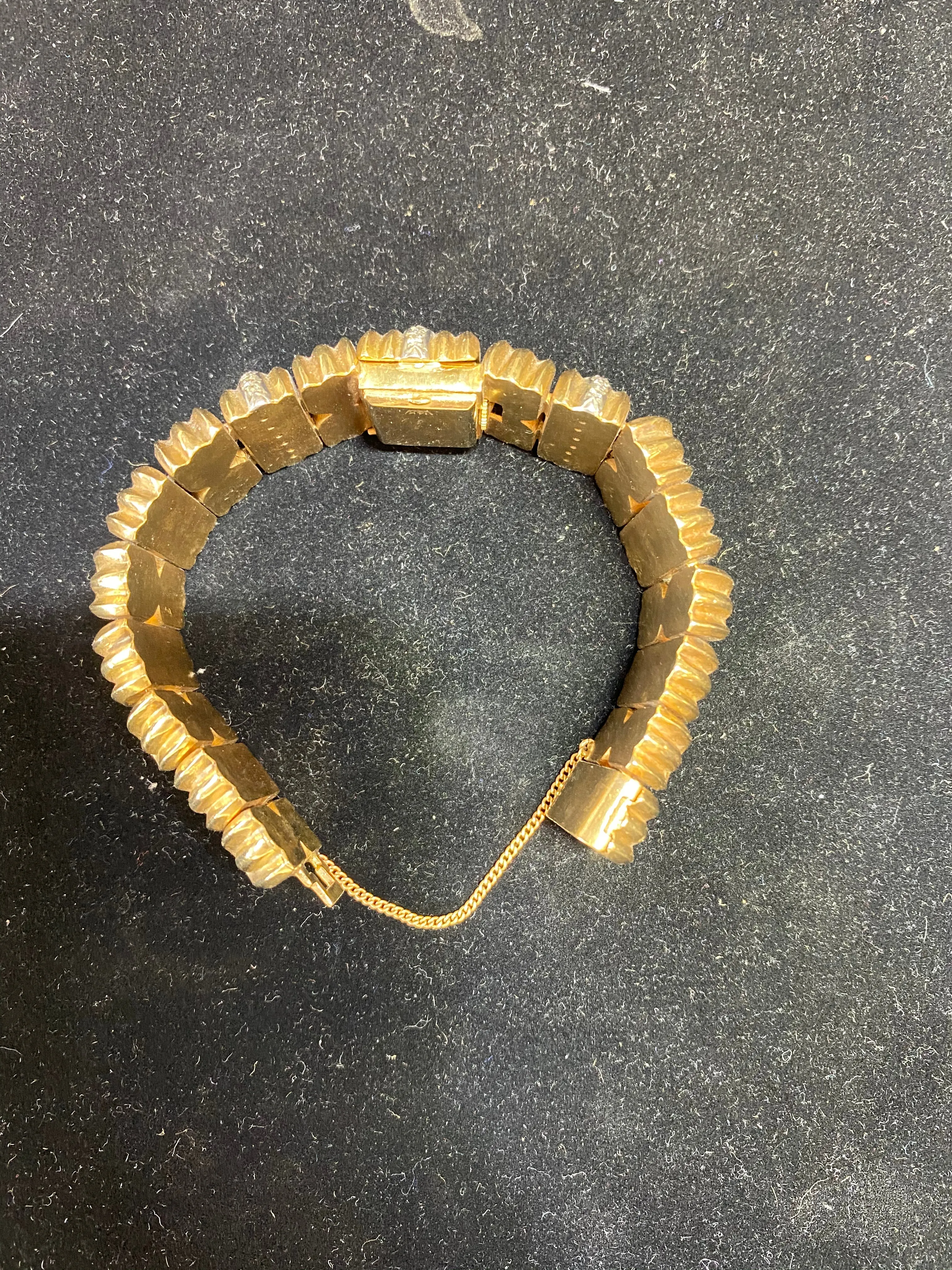 1940’s Vintage Mignon Solid Yellow Gold Covered Watch Bracelet - $60K Appraisal Value w/ CoA!