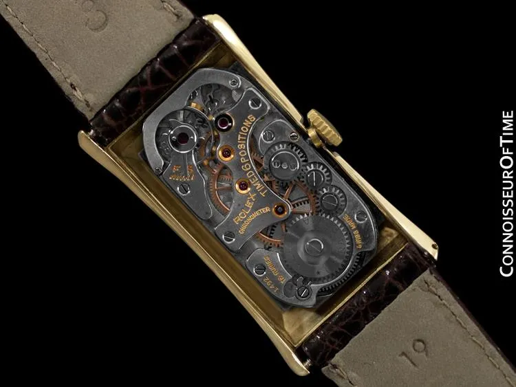1944 Rolex Prince Brancard Eaton 1/4 Century Doctor's Watch with Box - 14K Gold