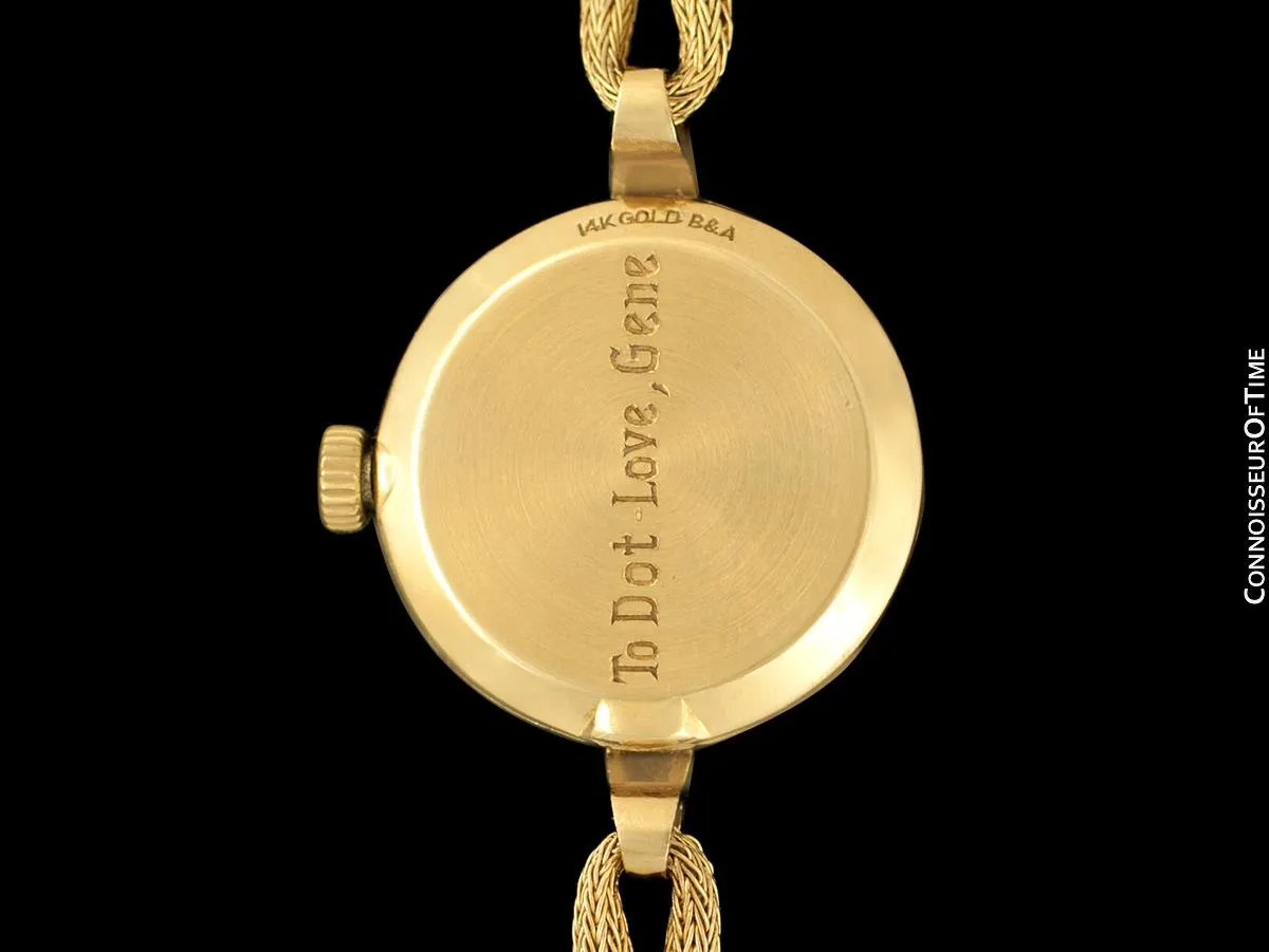 1960's Tiffany & Co. Ladies Vintage Watch with Bracelet - 14K Gold