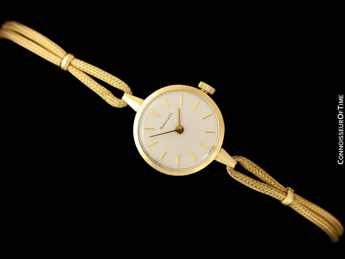 1960's Tiffany & Co. Ladies Vintage Watch with Bracelet - 14K Gold