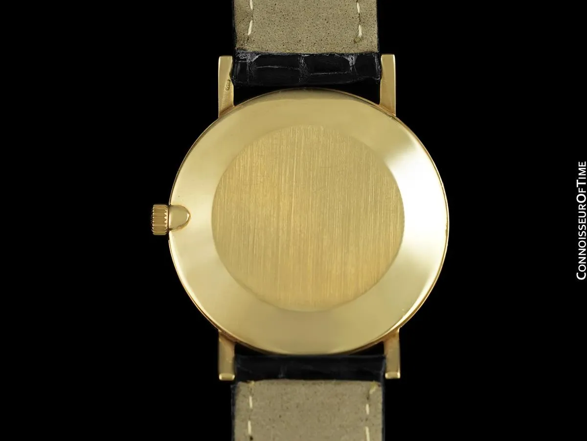 1964 Patek Philippe Vintage Mens Midsize Ultra Thin Watch, Ref. 3512 - 18K Gold