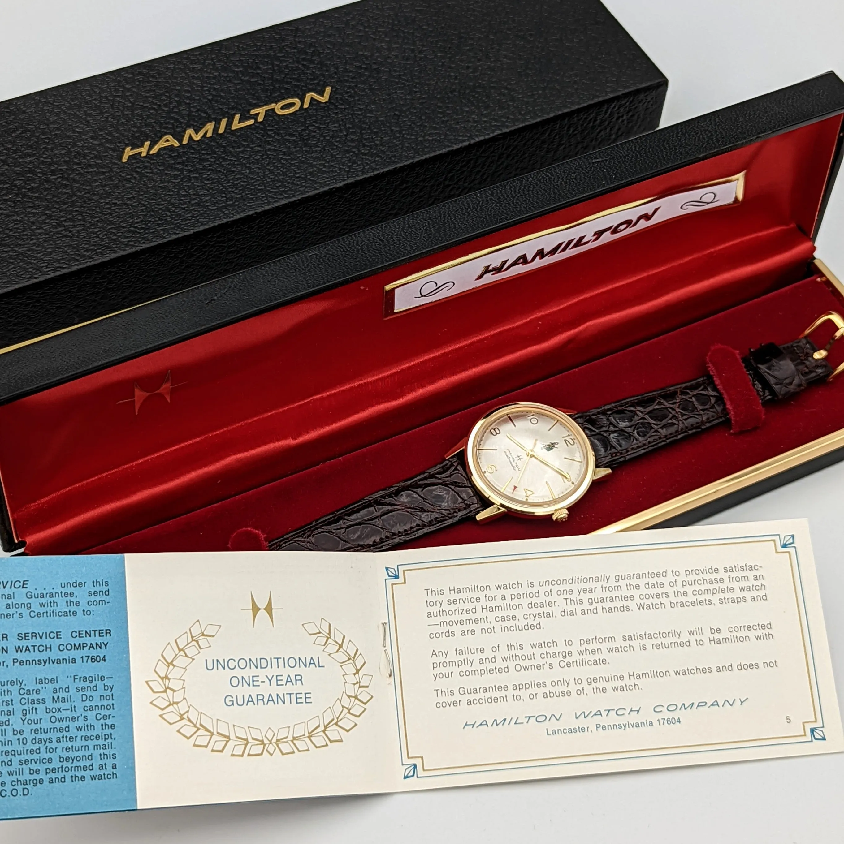 1968 HAMILTON Accumatic -Custom Dial- Watch Cal. 63 Swiss Made - In BOX!
