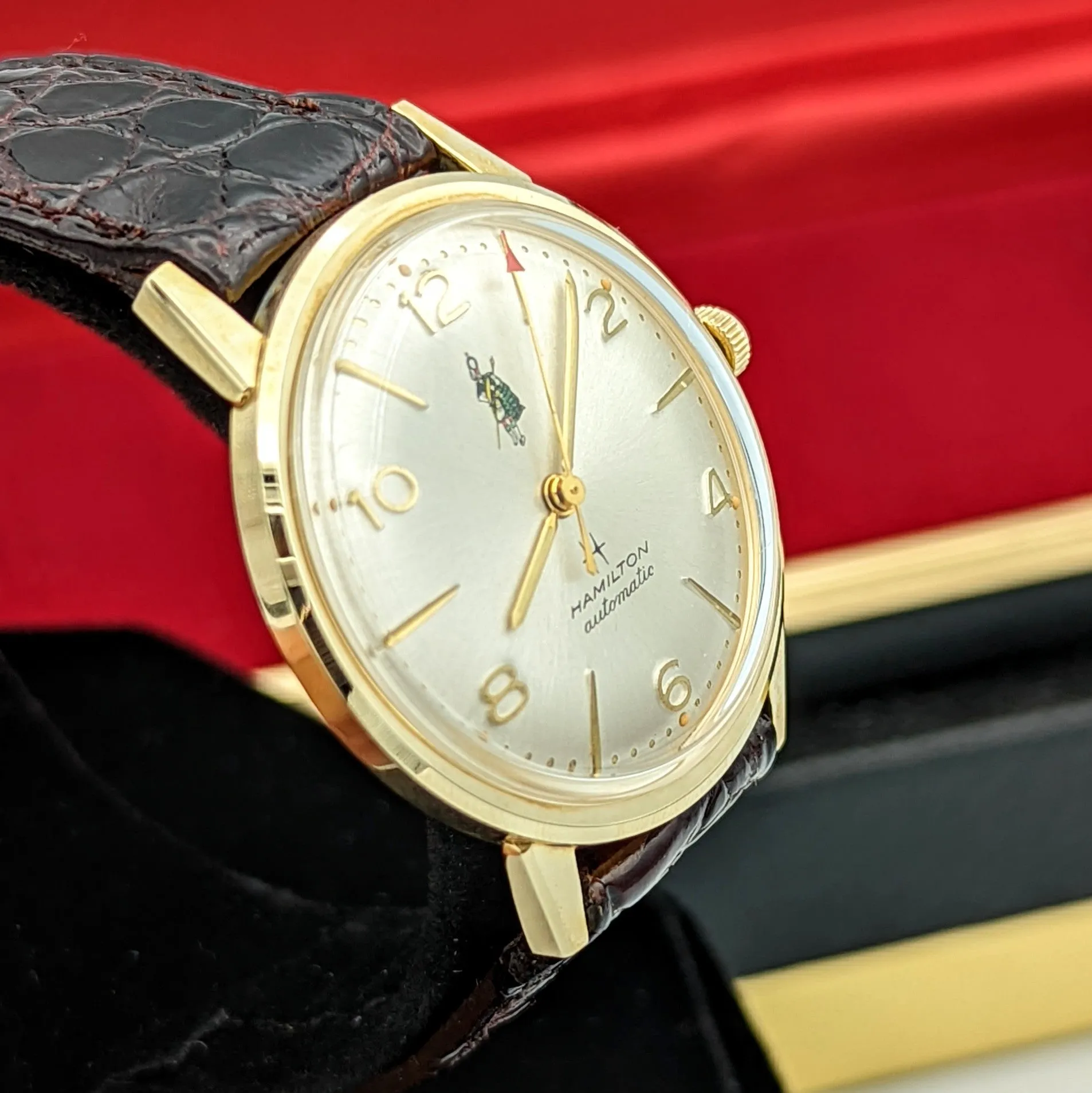 1968 HAMILTON Accumatic -Custom Dial- Watch Cal. 63 Swiss Made - In BOX!