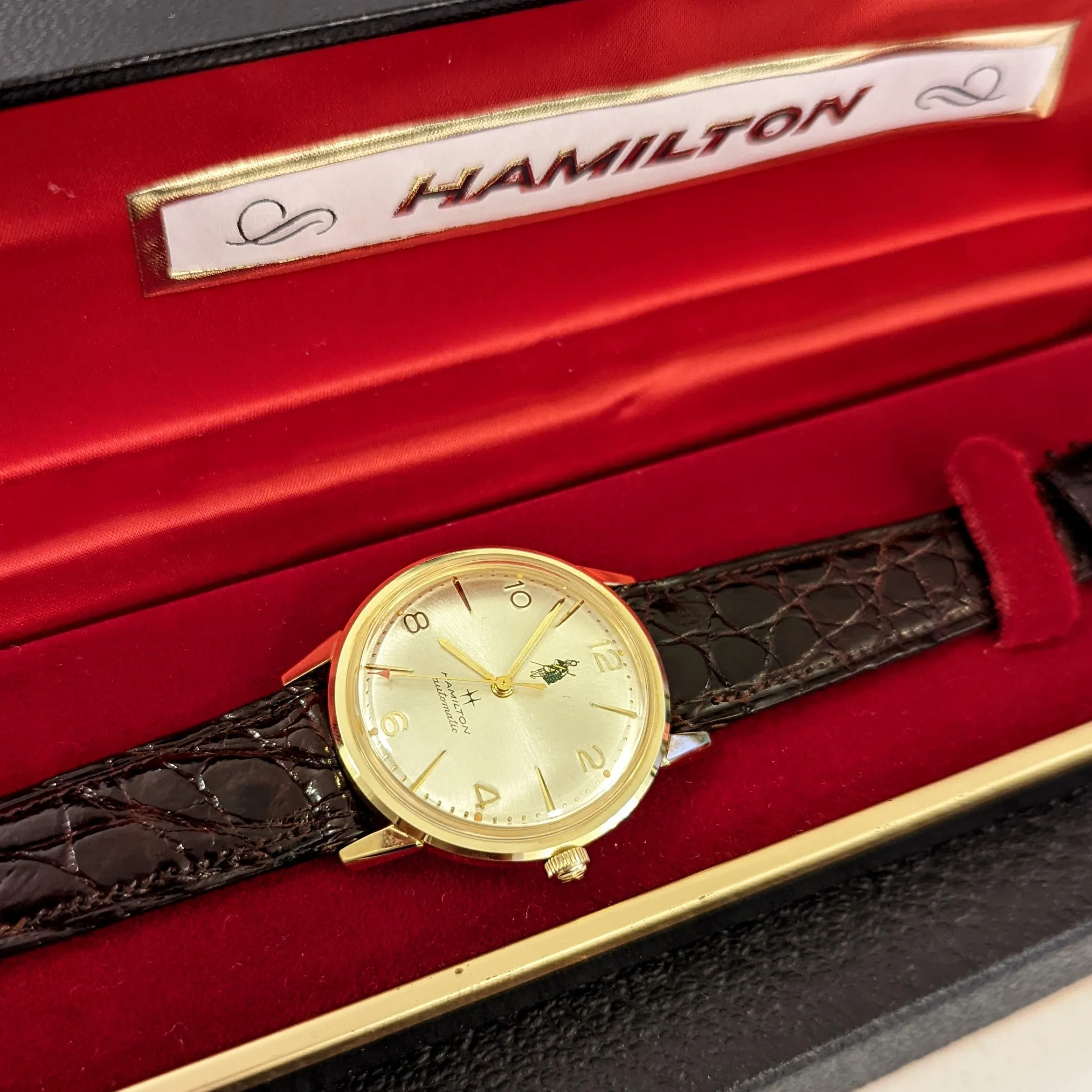 1968 HAMILTON Accumatic -Custom Dial- Watch Cal. 63 Swiss Made - In BOX!