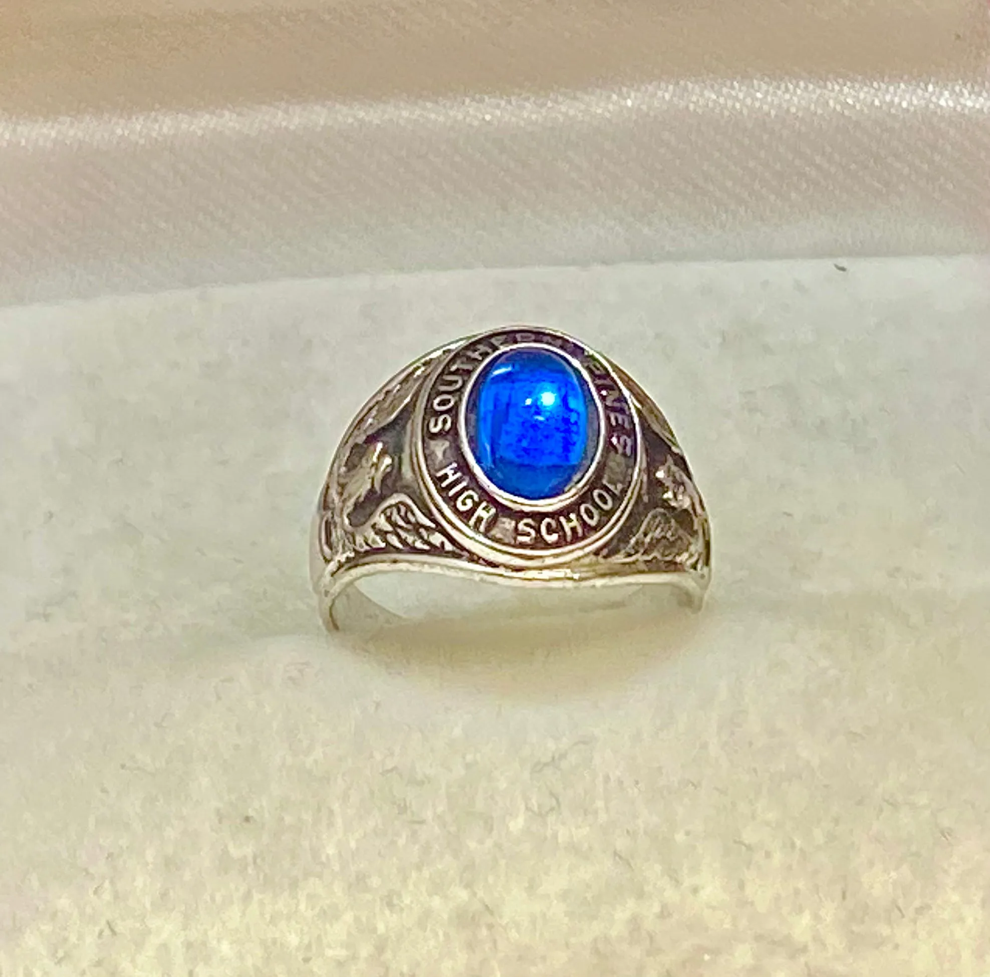 1970’s Southern Pines (Pinecrest) High School Ring in Sterling Silver - $3K Appraisal Value w/CoA}