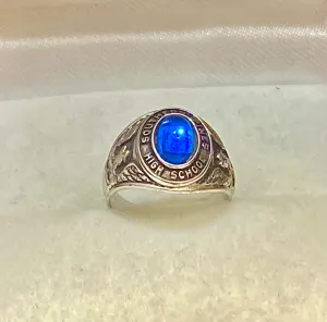 1970’s Southern Pines (Pinecrest) High School Ring in Sterling Silver - $3K Appraisal Value w/CoA}