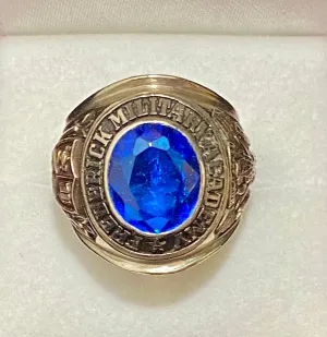 1976 Frederick Military Academy Ring in Solid White Gold - $6K Appraisal Value w/CoA}