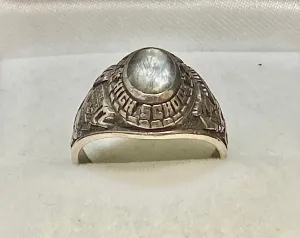 1977 Findlay High School Class Ring in Sterling Silver - $3K Appraisal Value w/CoA}