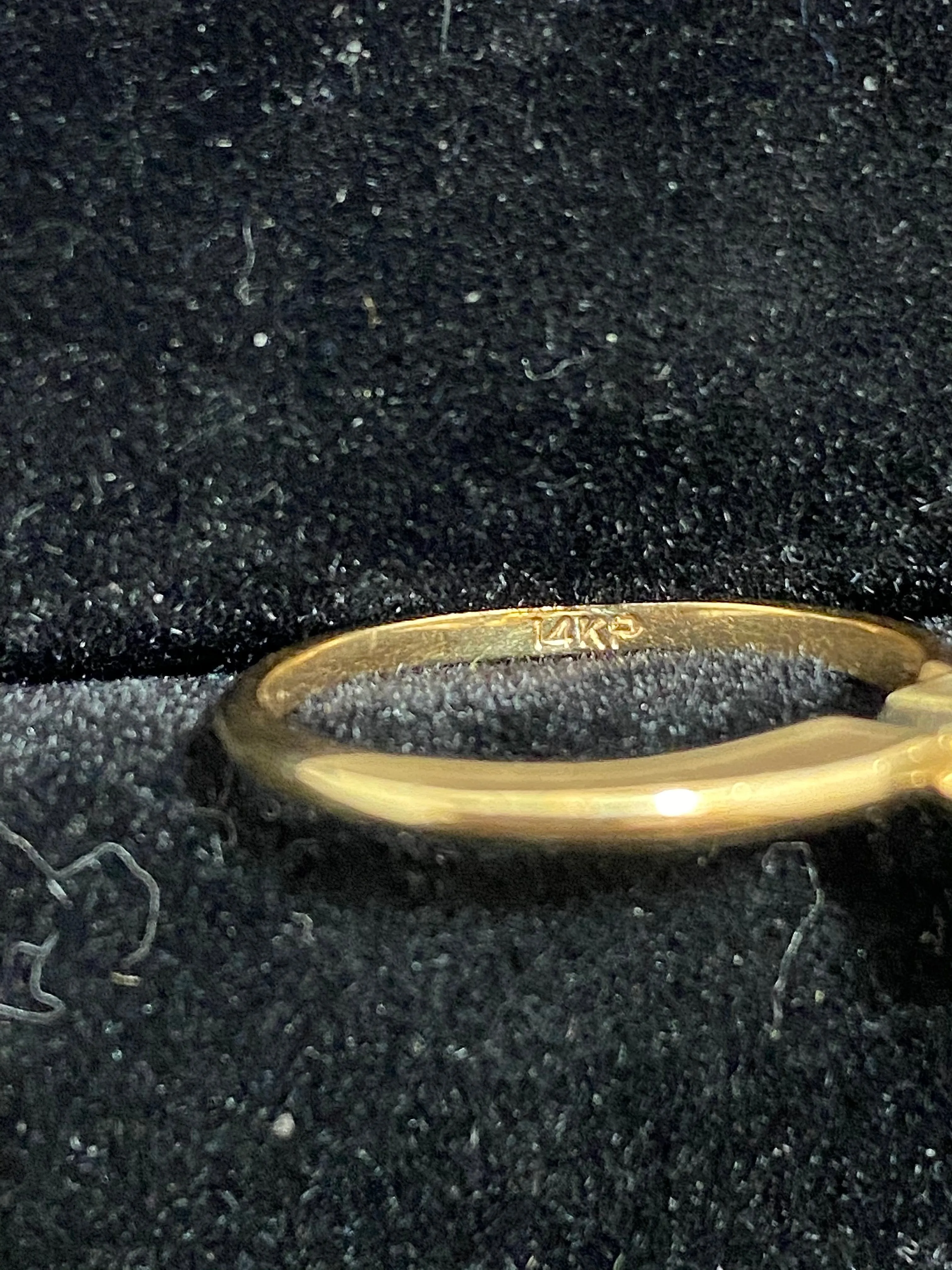 1980's Unique Designer's Solid Yellow Gold Diamond Solitaire Engagement Ring - $10K Appraisal Value w/CoA}