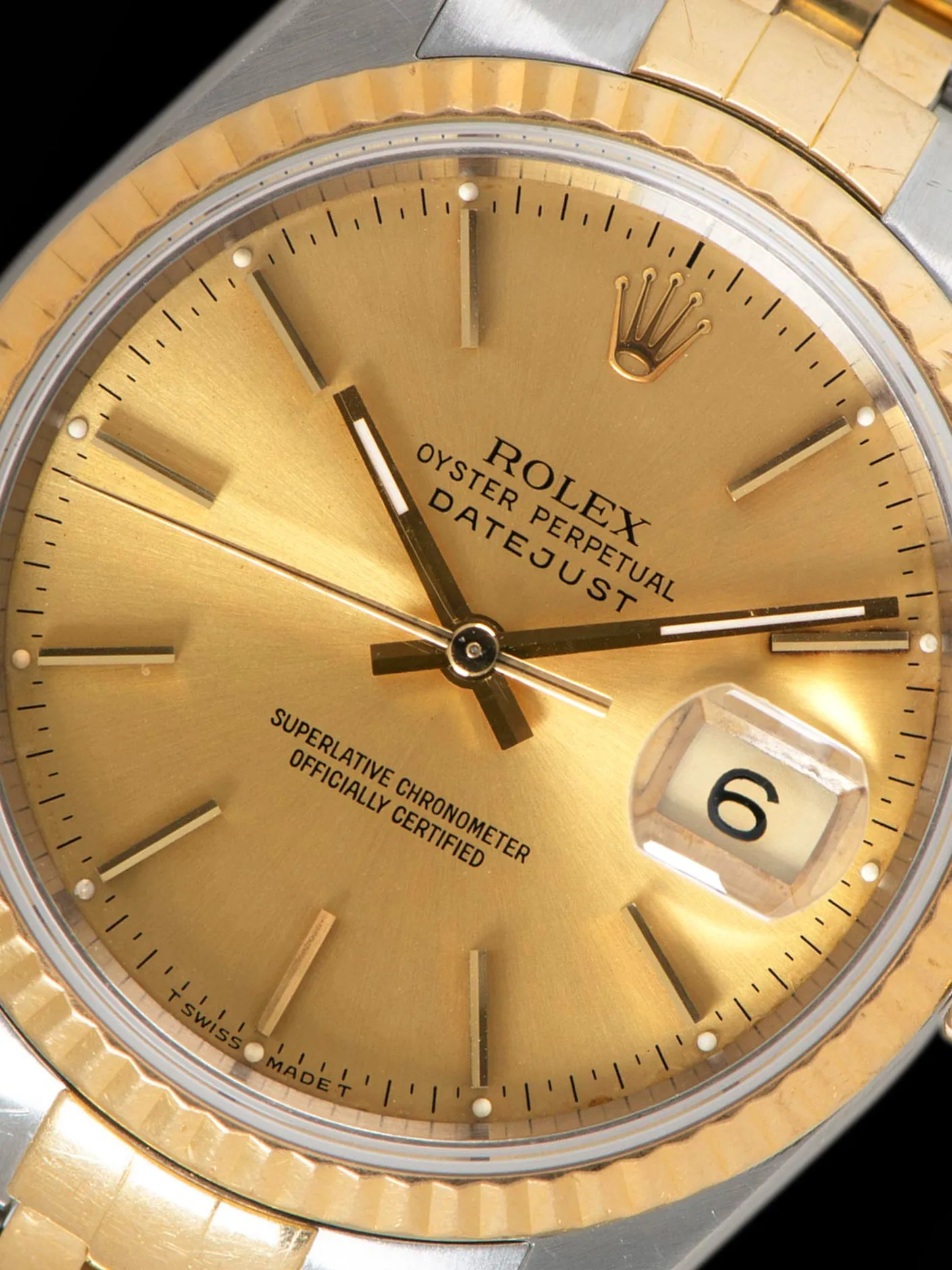 1990 Rolex Two-Tone Datejust (Ref. 16233) Champagne Dial