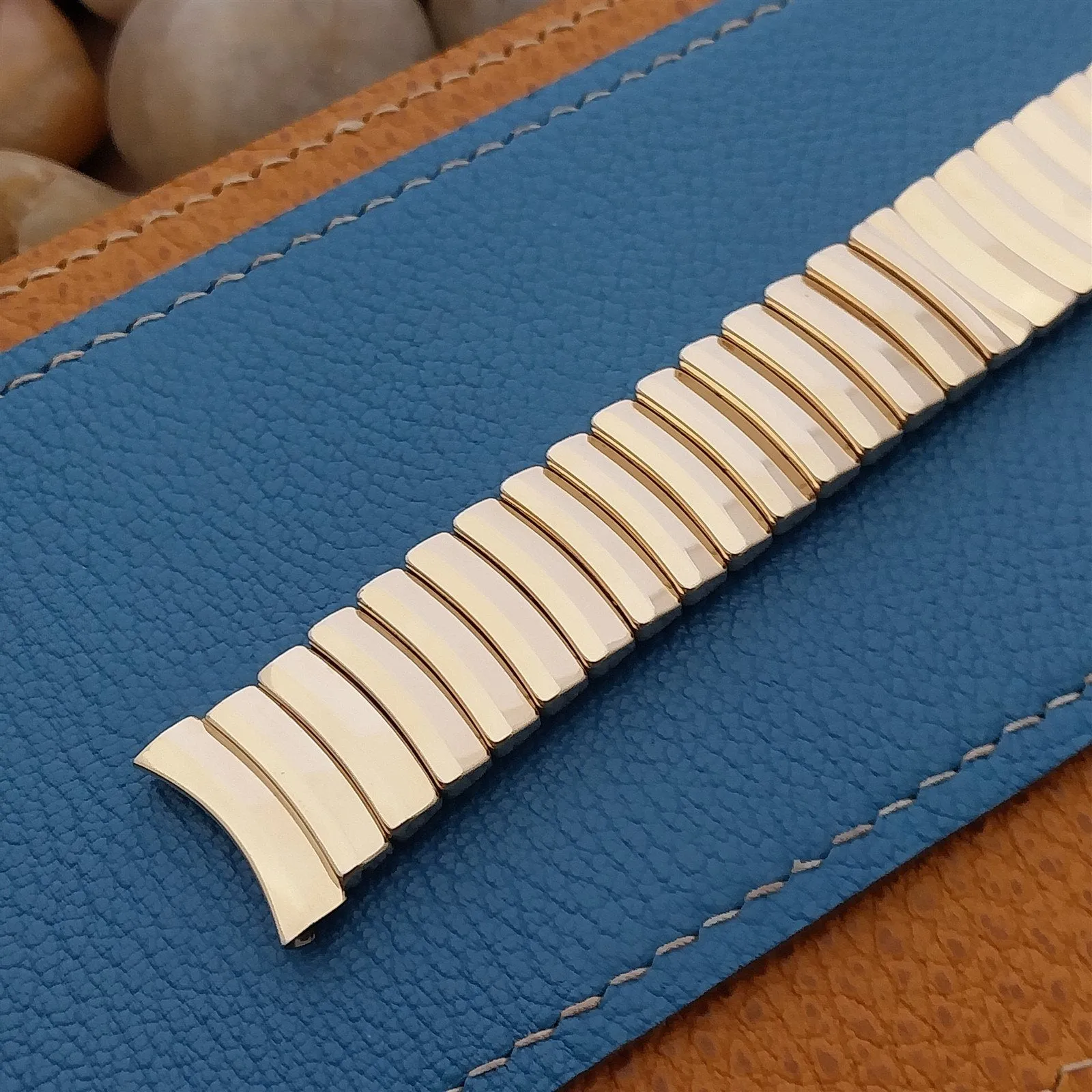 19mm 18mm 12k Gold-Filled JB Champion Saratoga Unused 1950s Vintage Watch Band