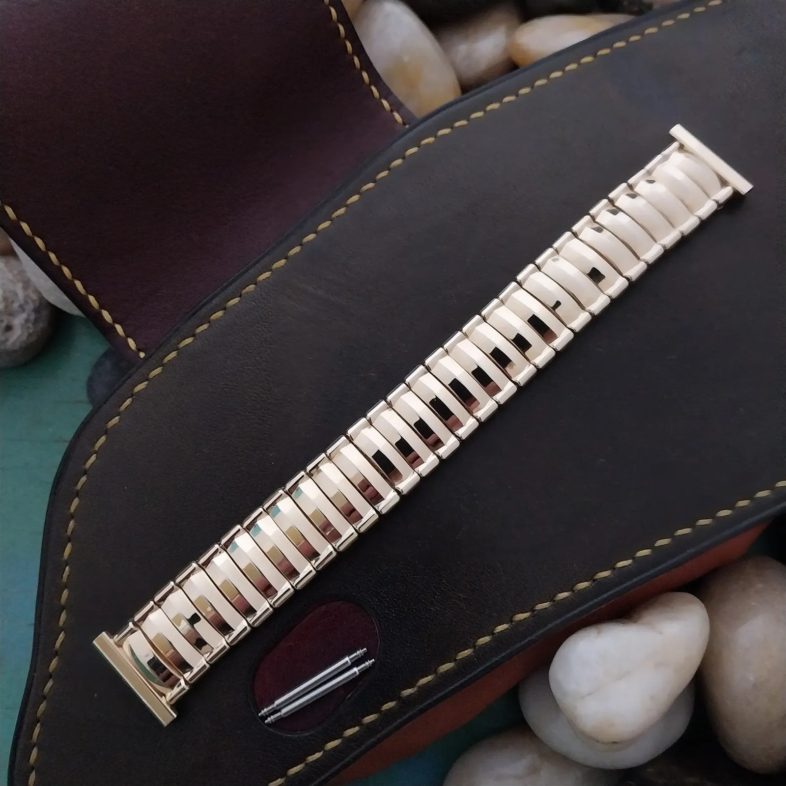 19mm 18mm 17.2mm Gold-Filled JB Champion Unused MCM 1950s Stretch Watch Band
