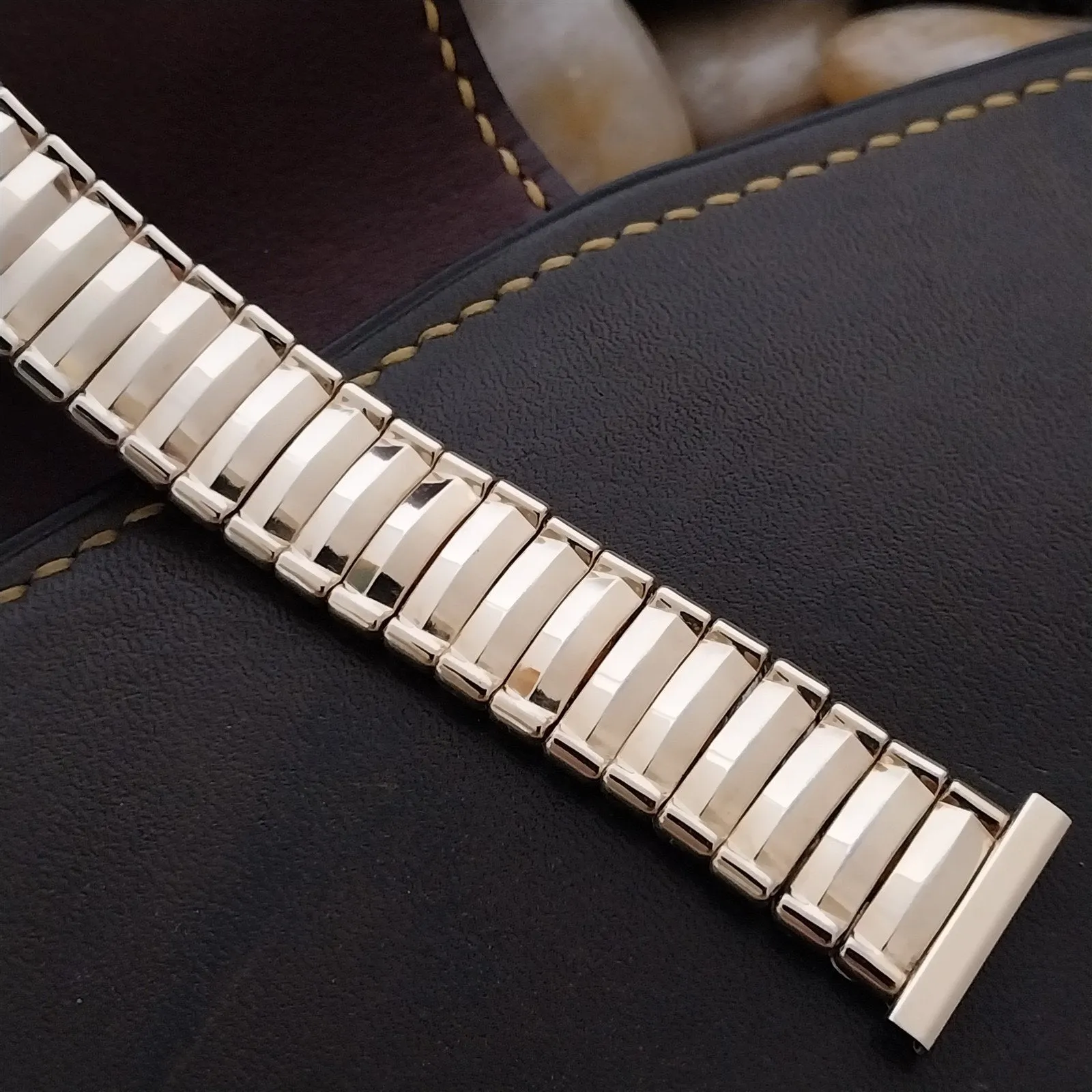 19mm 18mm 17.2mm Gold-Filled JB Champion Unused MCM 1950s Stretch Watch Band