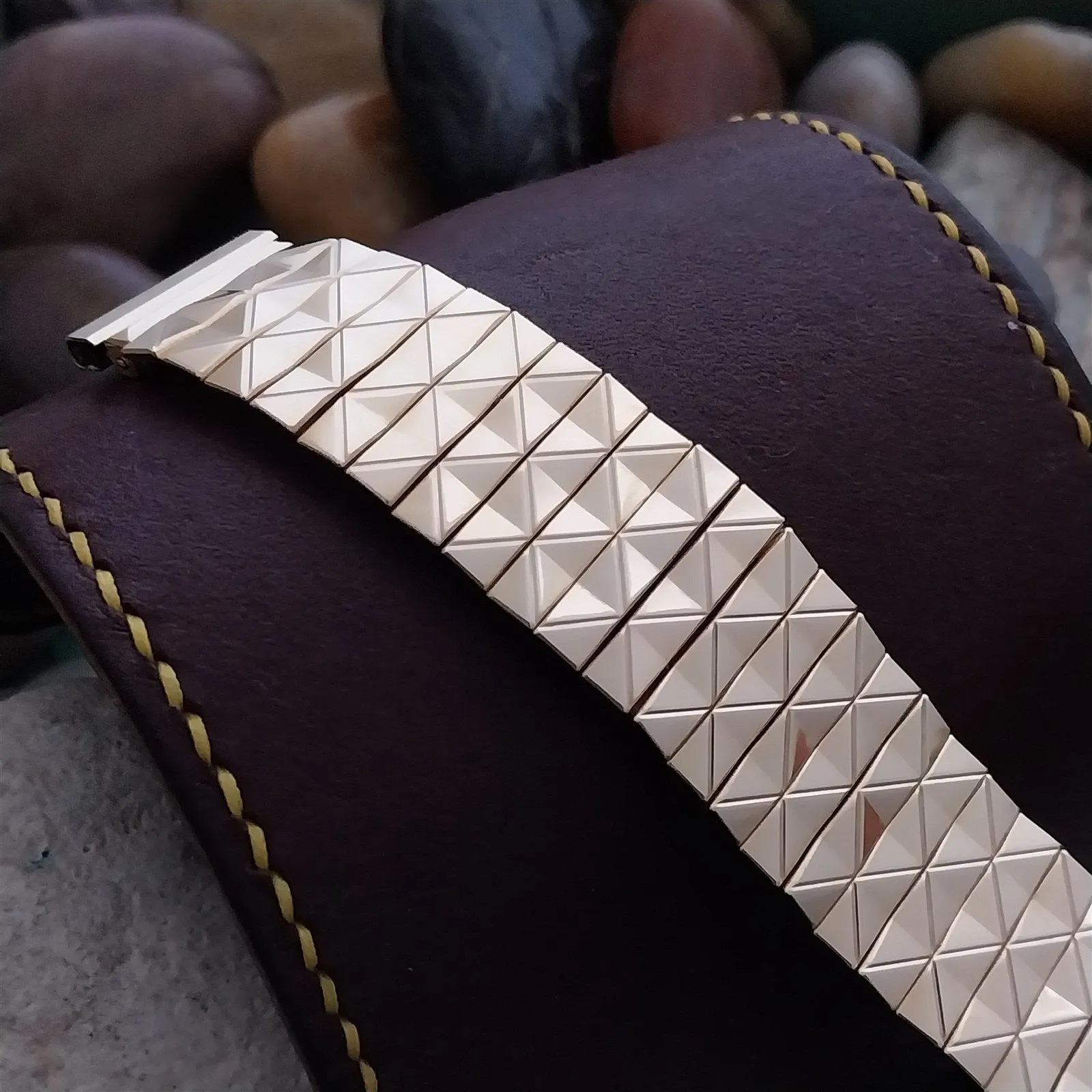 19mm 18mm 17mm Wide Gold Filled Expansion Gemex 1950s Unused Vintage Watch Band