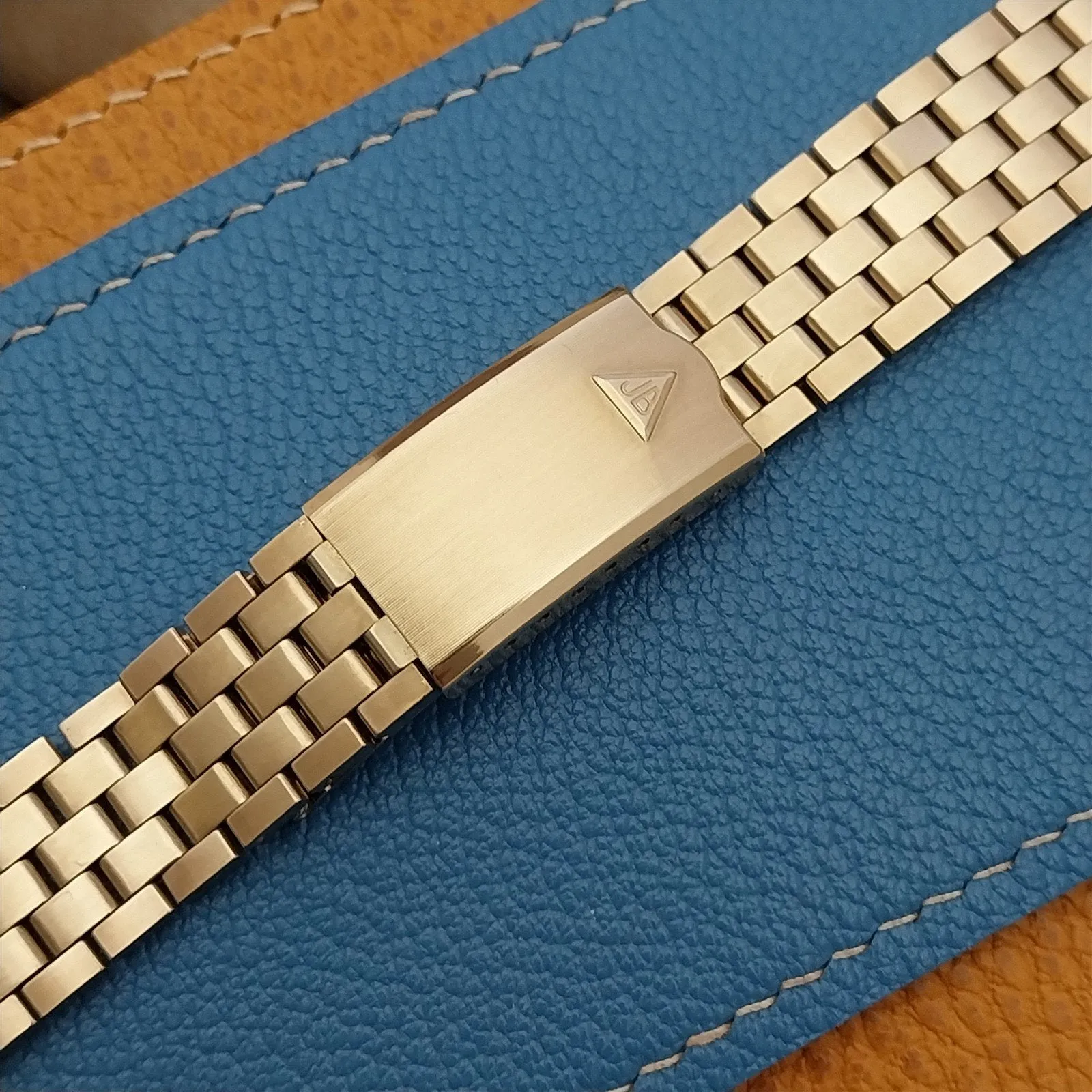 3/4" JB Champion Gold-Filled Classic Brick Link Unused 1979 Vintage Watch Band