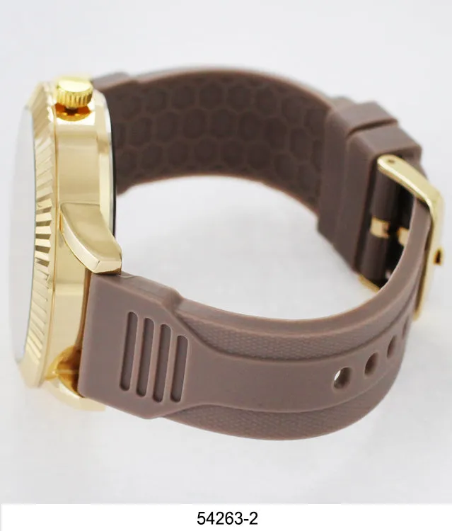 5426-Montres Carlo Silicone Band Watch