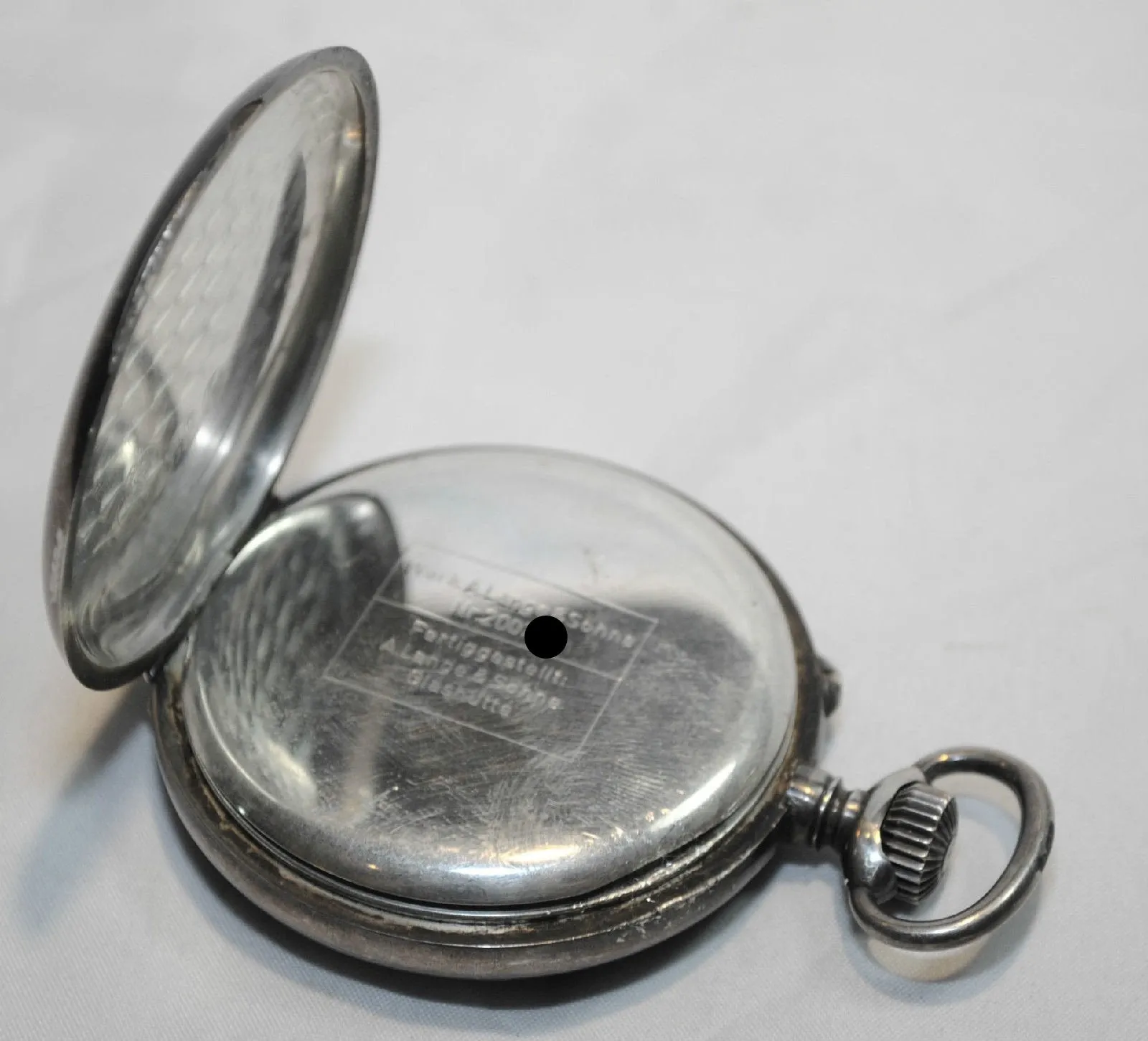 A. LANGE & SOHNE Antique 1920s Silver Pocket Watch - $40K VALUE w/ Cert.!