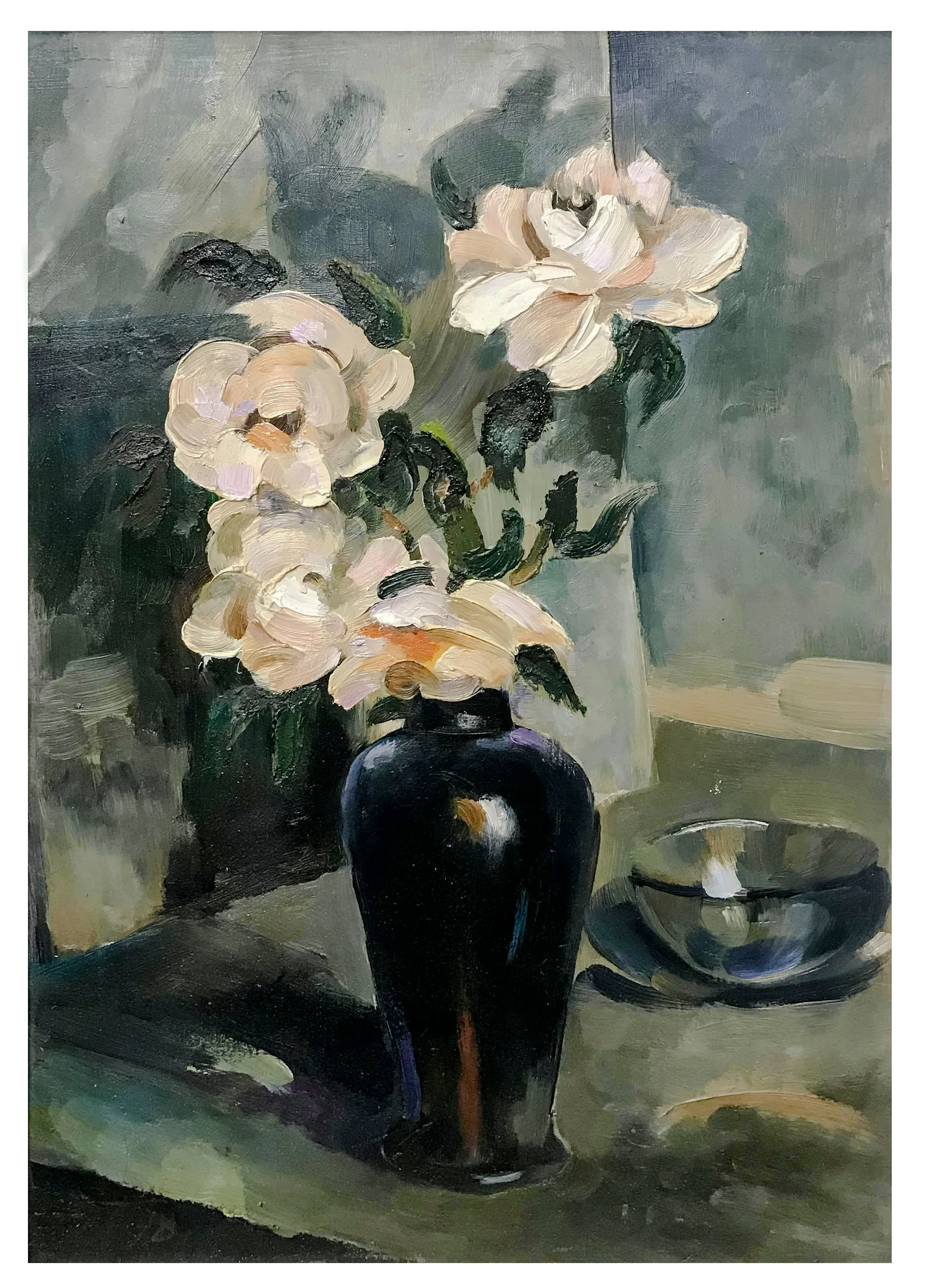 A. Tomazenko "Rose" Signed oil on Canvas Still Life - $3K APR Value w/ CoA!