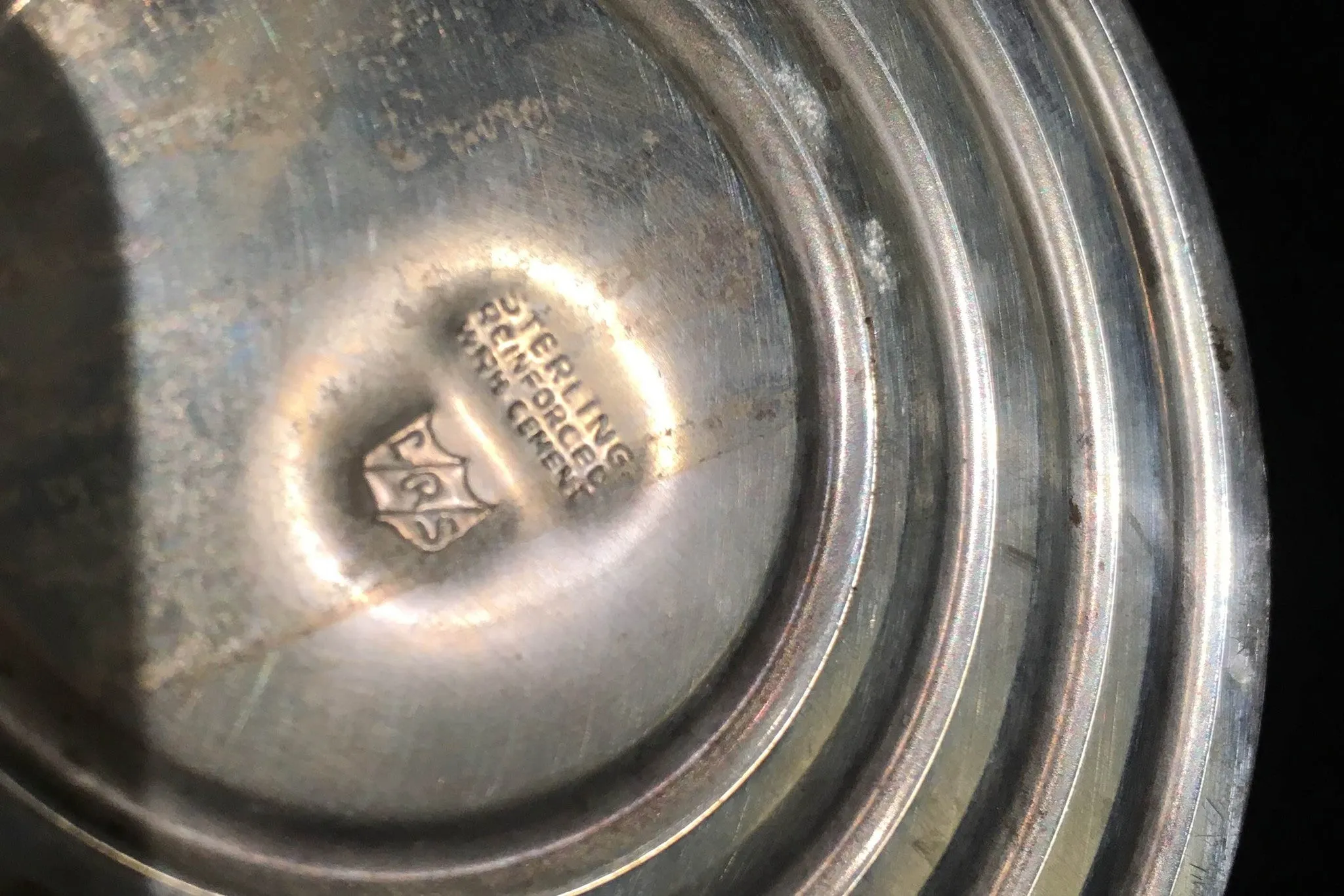 Antique 1930s Sterling Silver Compote Pierced Candy Dish Filigree Bowl Weighted - $3K VALUE*