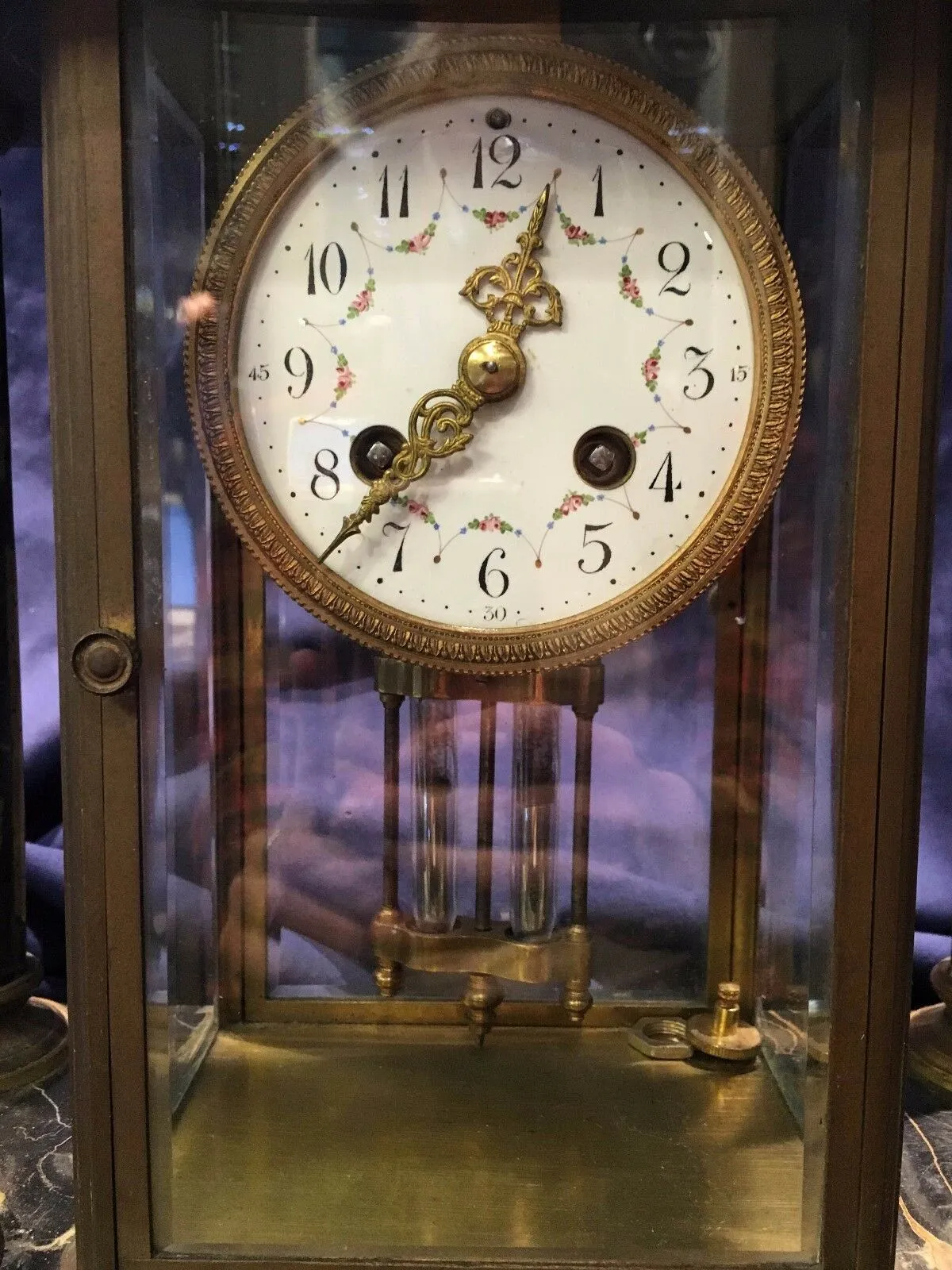 Antique French Marble & Bronze Mantel Clock w/Lion - 19th C. - $30K VALUE*
