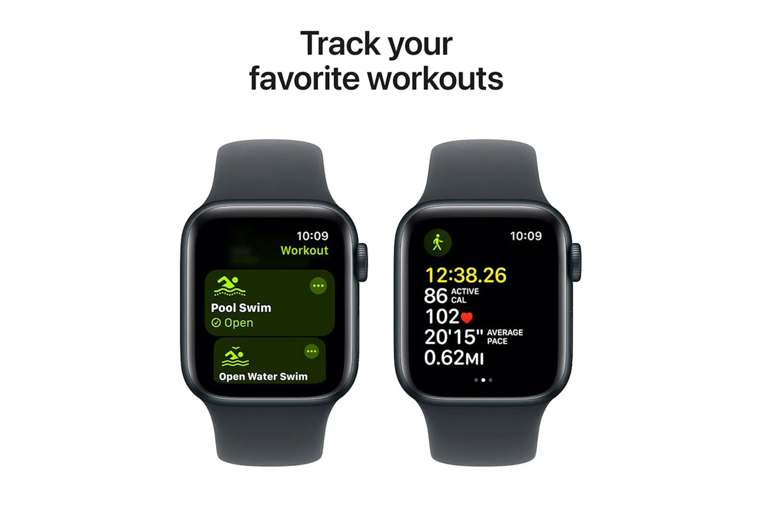 Apple Watch SE GPS | 40mm | Midnight Aluminium Case with Midnight Sport Band S/M