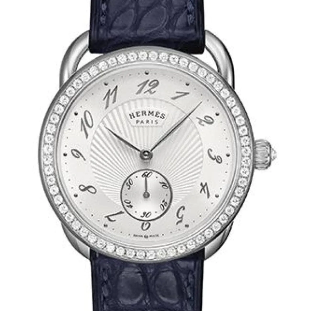 ARCEAU - ECUYERE SUNBURST OPALINE DIAMOND SET MEDIUM WATCH