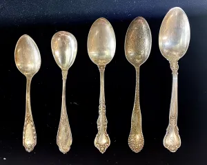 Assorted Sterling Silver Flatware Spoon Sets - $3K APR Value w/ CoA!