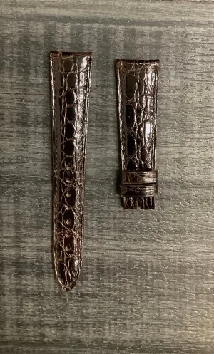 AUDEMARS PIGUET Dark Brown Padded Crocodile Watch Strap - $700 APR VALUE w/ CoA! ✓
