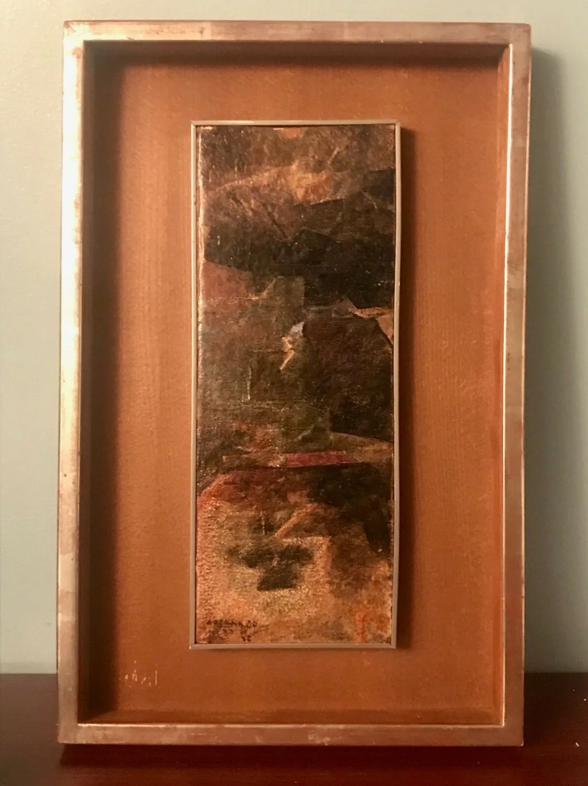 AVIGDOR ARIKHA 'Composition' 1960 Original Oil on Panel - $15K APR w/ CoA!