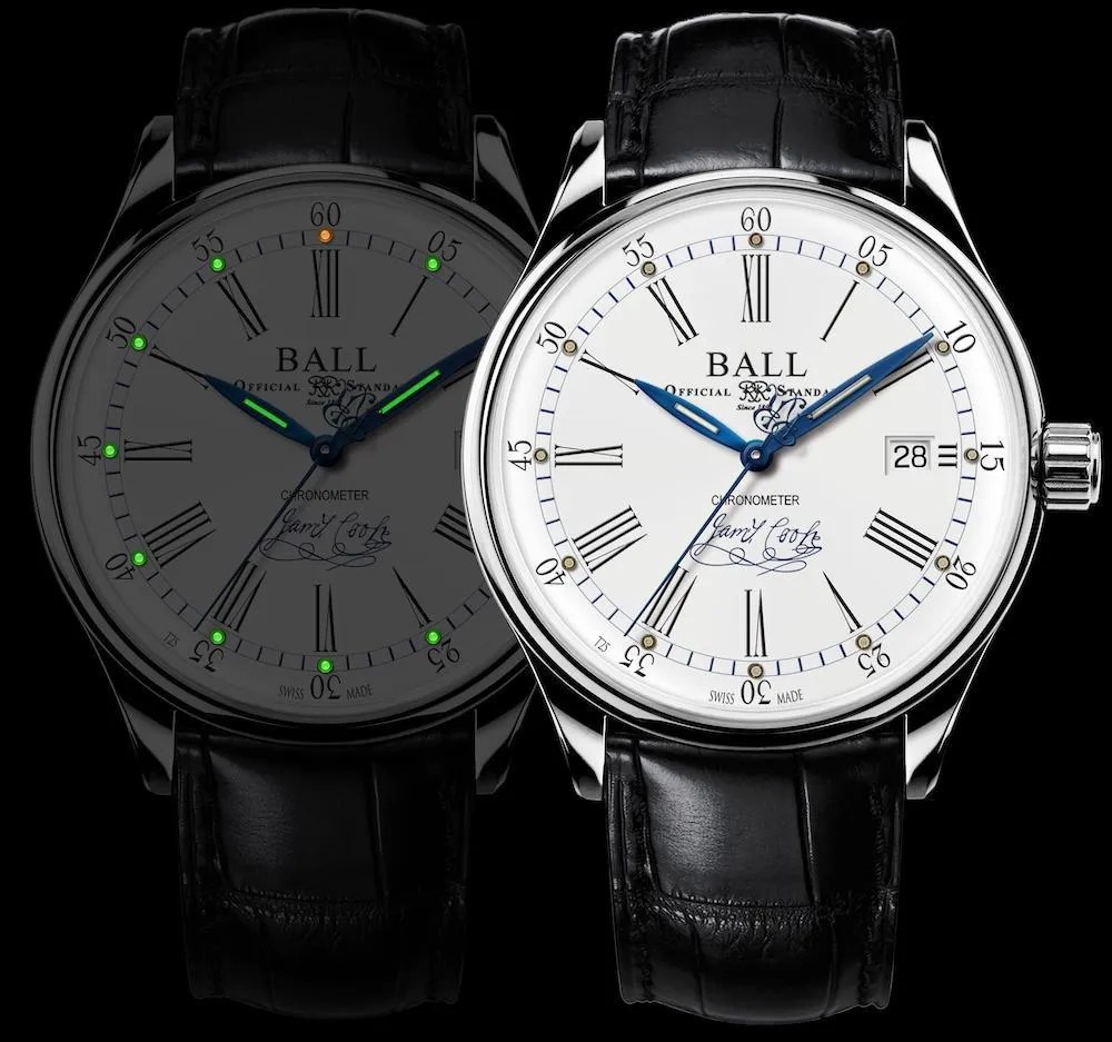 Ball Watch Company Trainmaster Endeavour Chronometer Alligator Limited Edition D