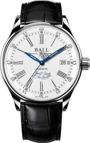 Ball Watch Company Trainmaster Endeavour Chronometer Alligator Limited Edition D