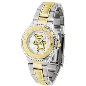 Baylor Bears Ladies Competitor Two-Tone Band Watch