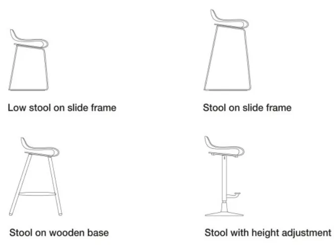 BCN Disc Base Stool