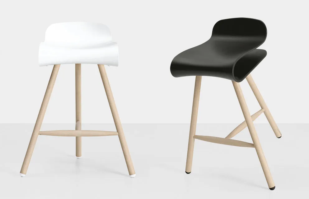 BCN Wood Base Counter Stool - Pack of 4