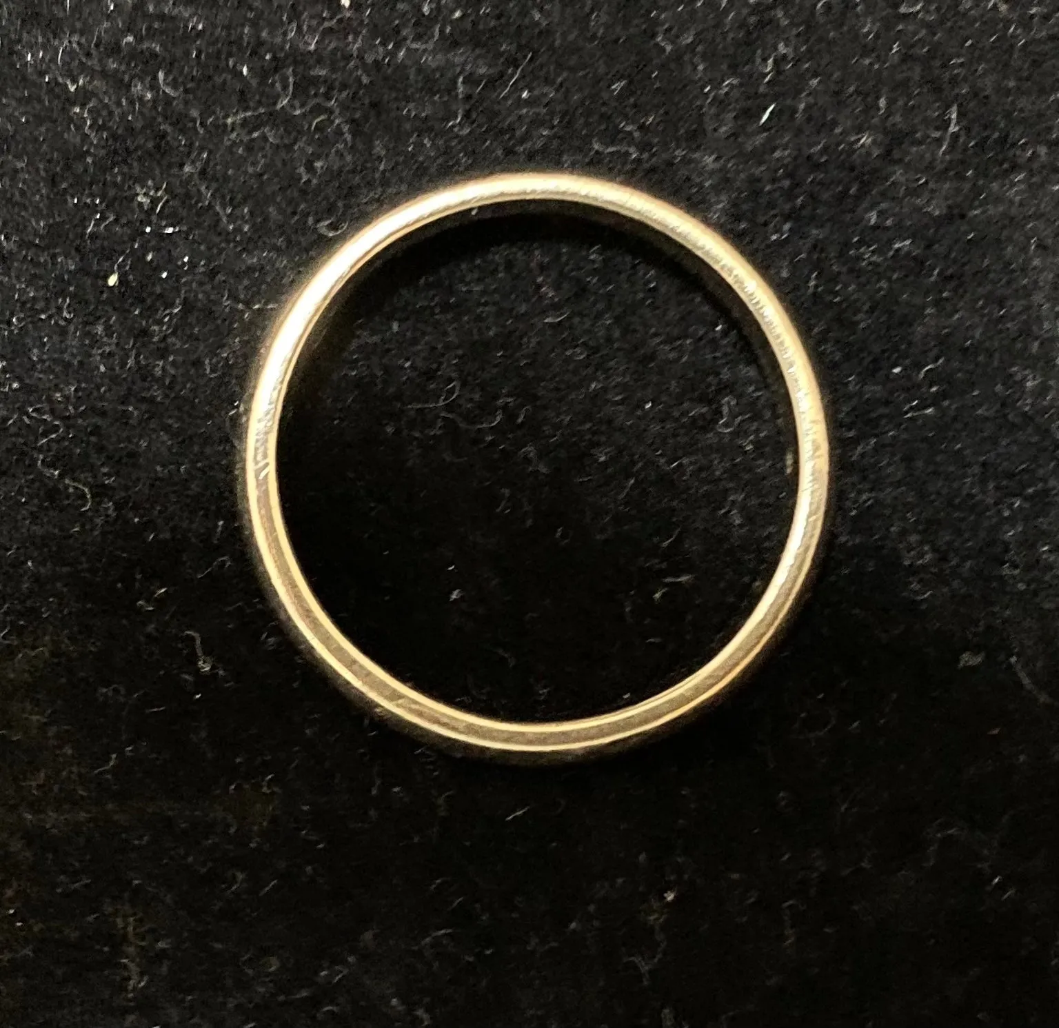 Beautiful Solid White Gold Handmade Band Ring - $3K Appraisal Value w/CoA}